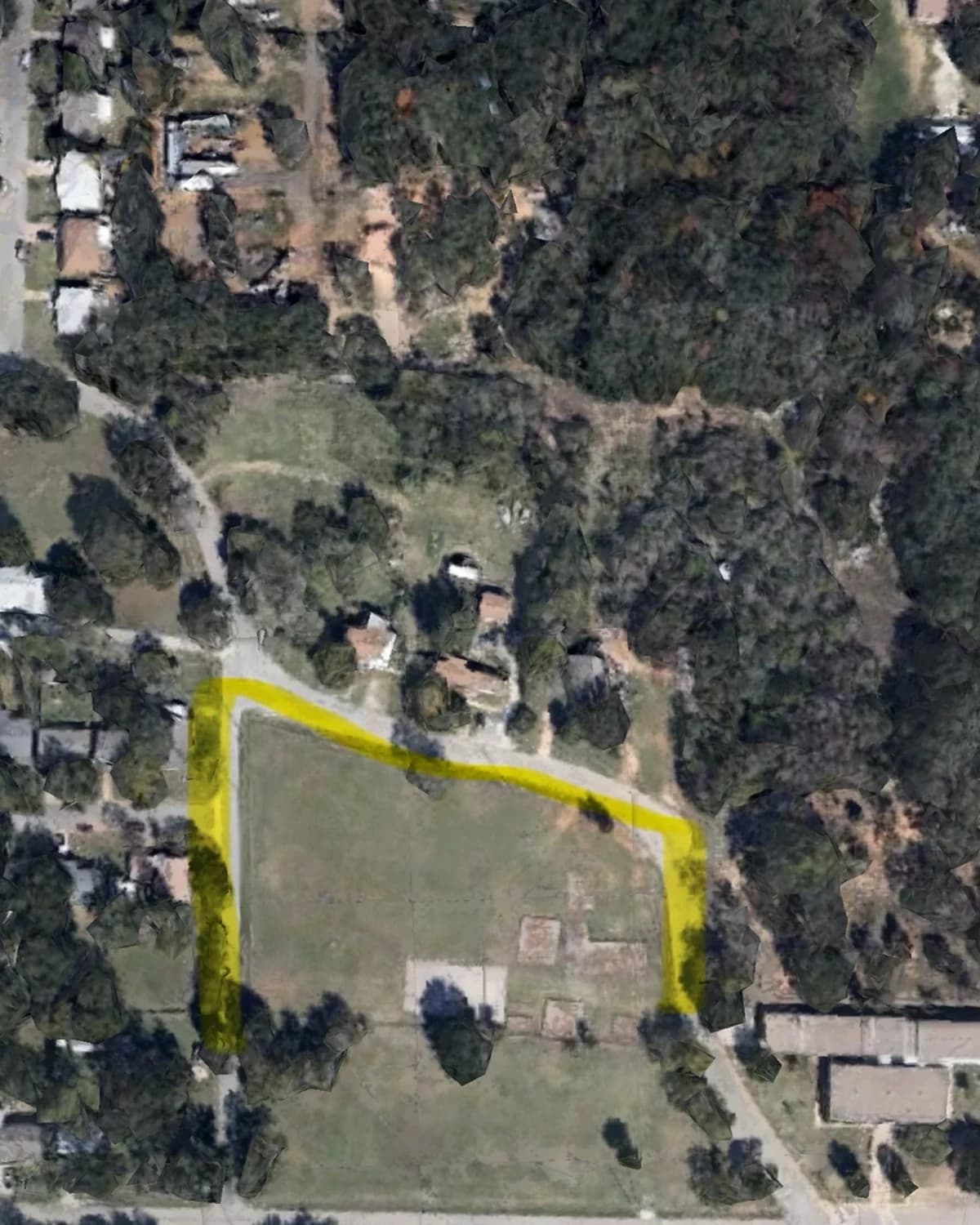 Google Earth overview of the Denison Modern Collection loop
